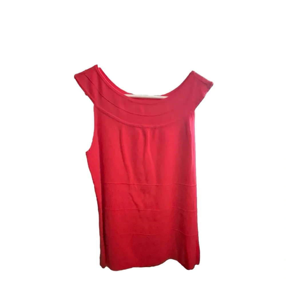 Source Unknown Pink Sleeveless Blouse Tank Top